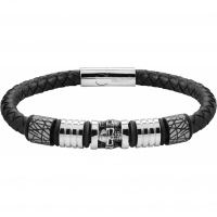 Браслет Zippo Five Charms Leather Bracelet с 5 шармами (22 см) купить в Туле