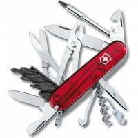 Нож перочинный Victorinox CyberTool, сталь X55CrMo14, рукоять Cellidor®, полупрозрачный красный купить в Туле