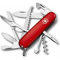 Нож перочинный Victorinox Huntsman, сталь X55CrMo14, рукоять Cellidor®, красный купить в Туле