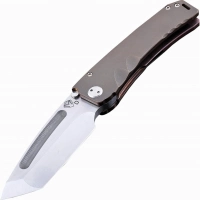 Нож складной Medford Marauder Tanto, сталь D2 Tool Steel, рукоять титановый сплав, бронзовый купить в Туле