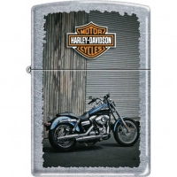 Зажигалка ZIPPO Harley-Davidson® Байк, с покрытием Street Chrome™, латунь/сталь, серебристая, 36x12x56 мм купить в Туле