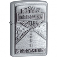 Зажигалка ZIPPO Harley-Davidson® Легенда, с покрытием Street Chrome™ купить в Туле