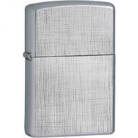 Зажигалка ZIPPO Linen Weave с покрытием Brushed Chrome, латунь/сталь, серебристая, матовая, 36x12x56 мм купить в Туле